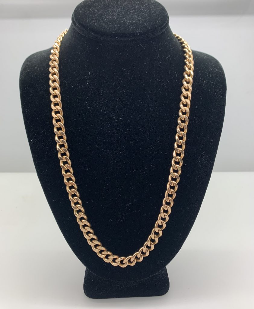 14K CUBAN LINK ROSE 24