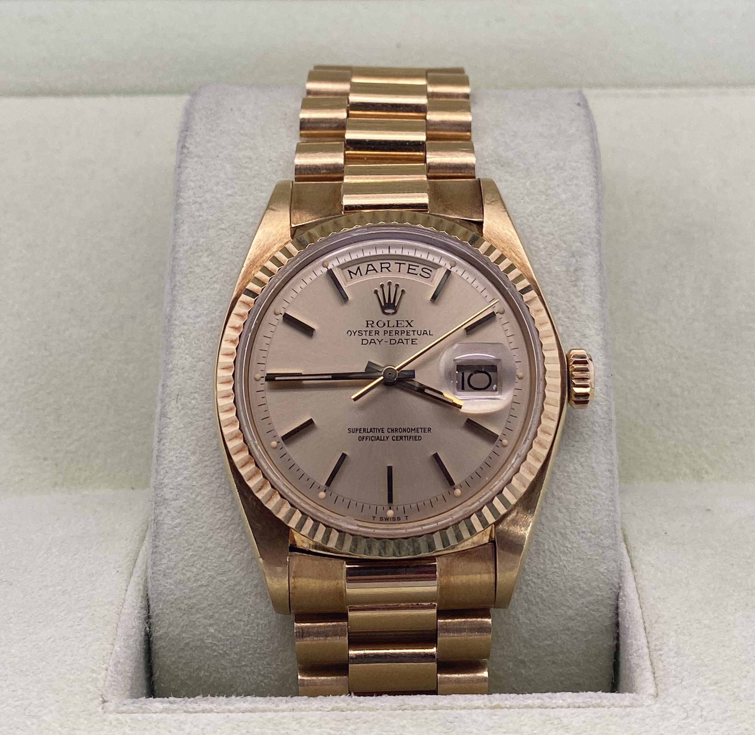 ROLEX DAY-DATE 18KT YELLOW GOLD - Gold & Ice Jewelry
