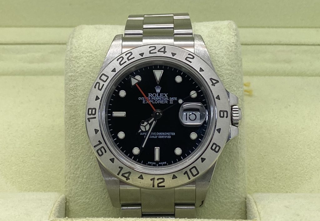 rolex explorer 2 black dial price